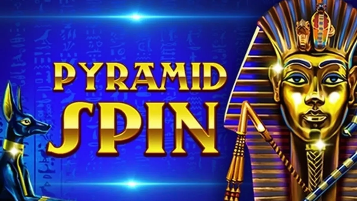 Pyramid Spin slot game interface na may klasikong arcade style